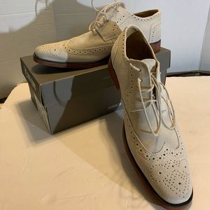 Stacy Adams suede brogue shoes